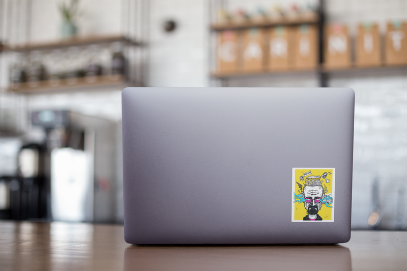 BREAKING BAD MR WHITE STICKER