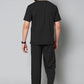 Classic Men's V-Neck (Black) Scrub