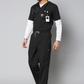 Classic Men's V-Neck (Black) Scrub