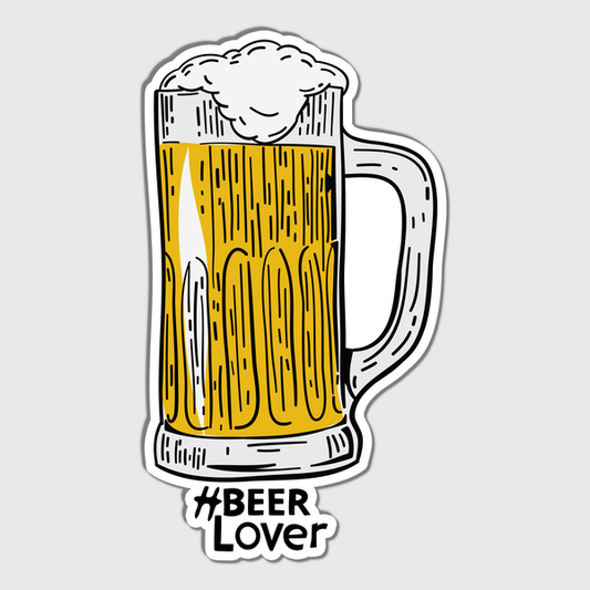 BEER LOVER STICKER
